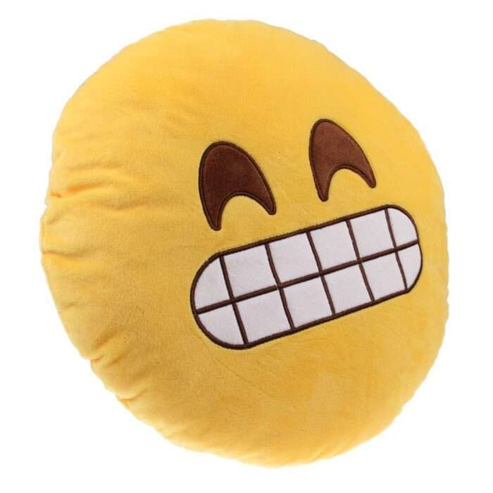 Grin Emoji Pillow - Image 2
