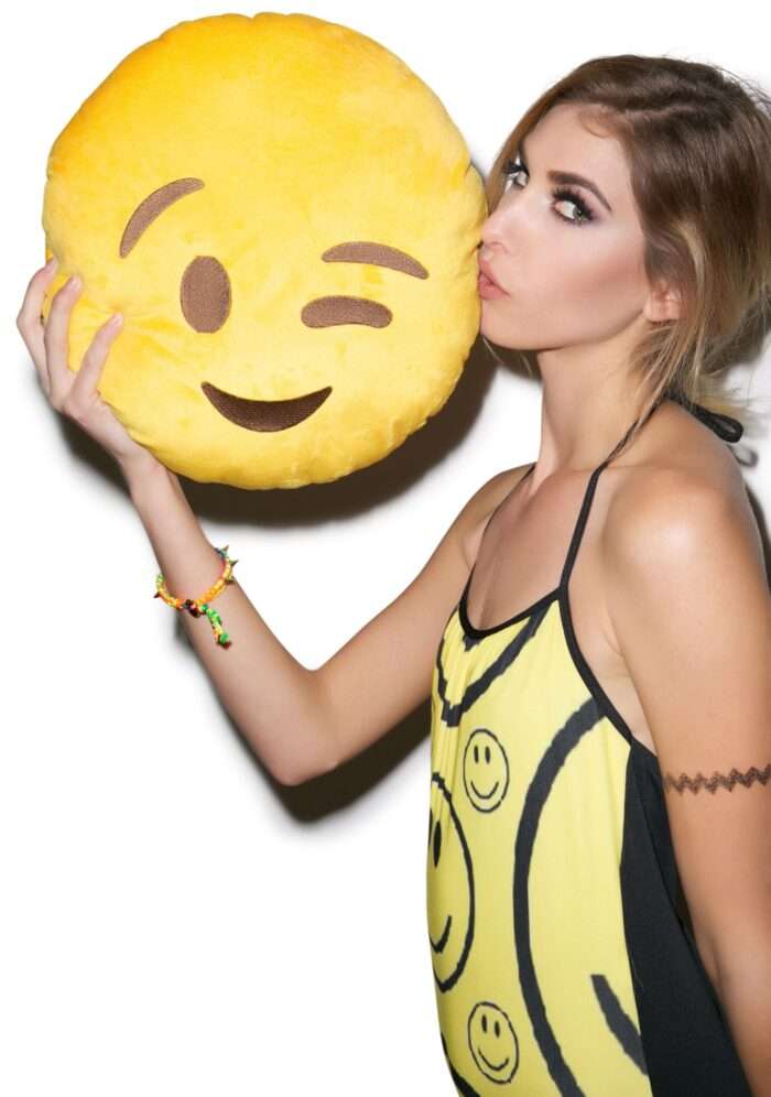 Wink Emoji Cushion - Image 4