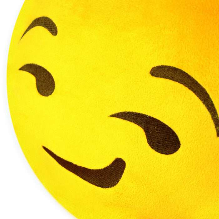 Smirk Emoji Pillow - Image 2